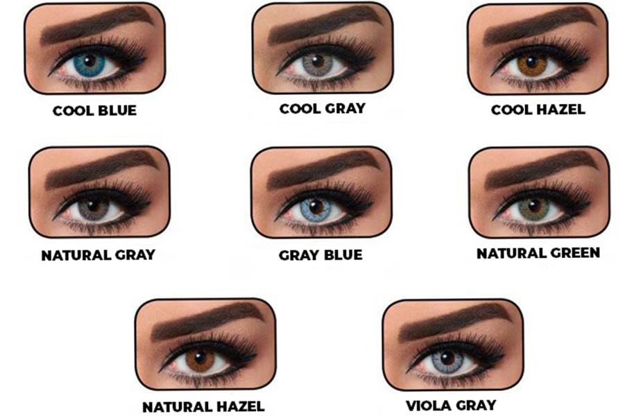 Picture of Bella or Freshlook Full Set contact lens with Tweezers & Applicator C1