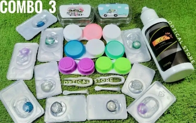 Picture of Bella or Freshlook Full Set contact lens with Tweezers & Applicator Combo3