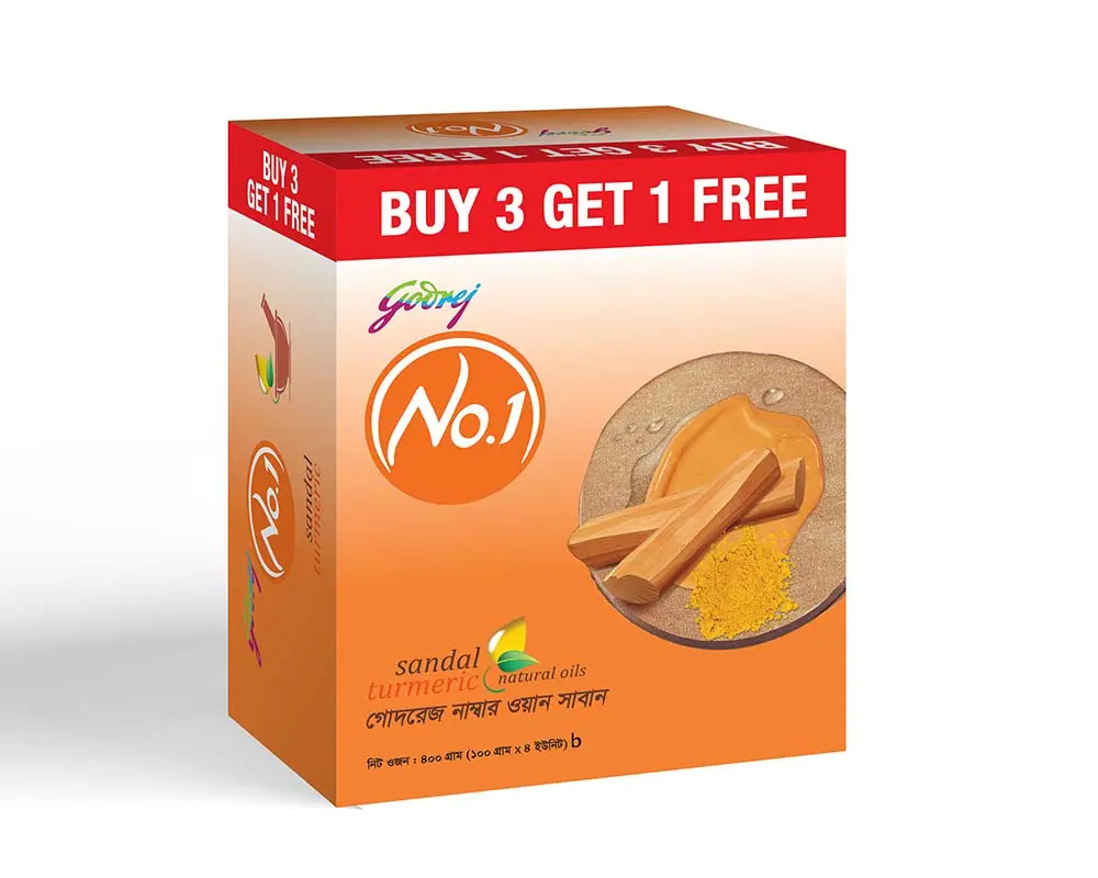 Picture of Godrej No.1 Sandal Turmeric Shop 100gm (B3G1 FRE
