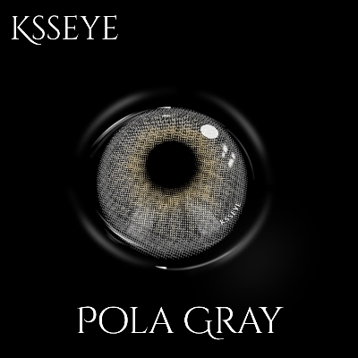 Picture of KSSEYE Pola Gray Color  Contact Lens with Regular Kit Box for men,women/unisex.Ksseye Pola Series. #polaGray