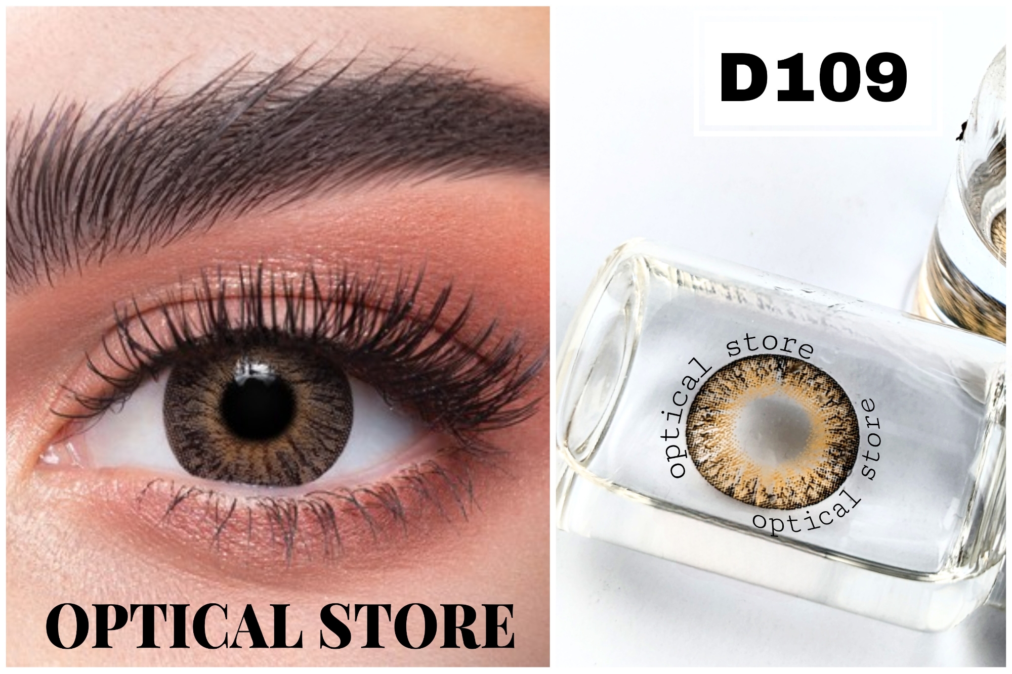 Picture of DAHAB Sun Kiss Color Contact Lens Kiss Contact Lens with Regular kit box for men,women/Unisex. Dahab Gold Collection. #sunkiss