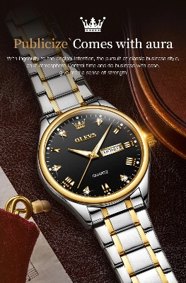 Picture of OLEVS Fashion Men's Quartz Watches || OLEVS 5563 Premium Quality water resistant Watch For Men