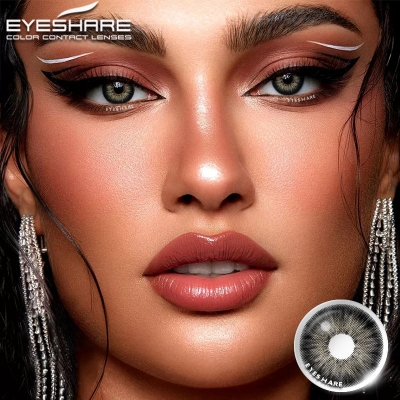 Picture of KSSEYE Pattaya Black Contact Lens, Solution & Travel kit box(Tweezers & Applicator) #pattayablack