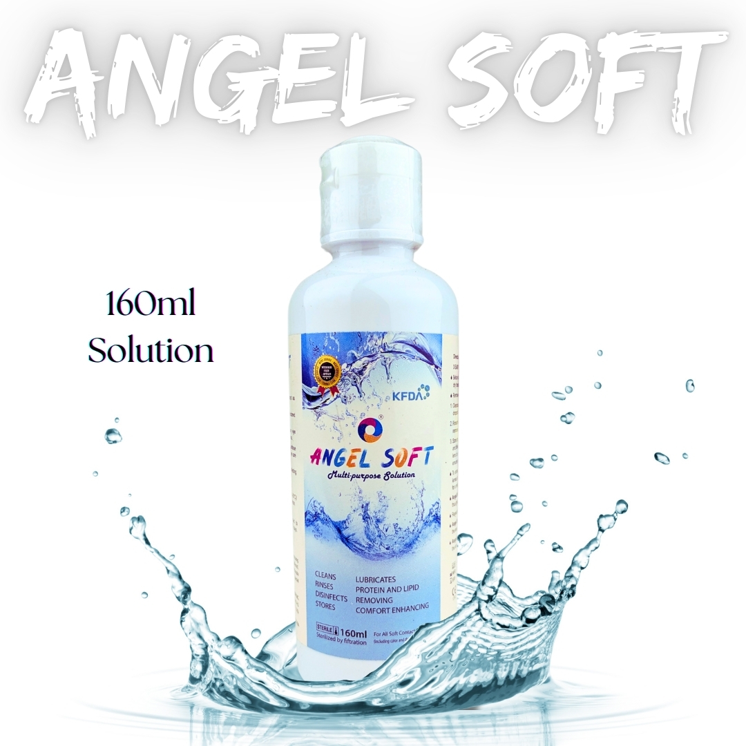 Picture of Contact Lens Angel soft Solution water 160ml, Lens water, lens solution SA