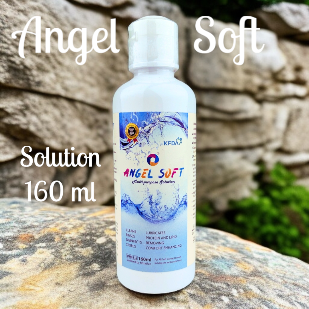 Picture of Contact Lens Angel soft Solution water 160ml, Lens water, lens solution SA