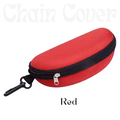 Picture of Eyeglasses chain cover Carry Box Sunglass Portable Zipper Hook Hard Holder Sunglasse , New Sunglasses Hard Case Eye Glasses Clam Shell Zipper With Hook Shell Box New CV5