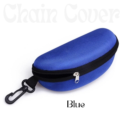 Picture of Eyeglasses chain cover Carry Box Sunglass Portable Zipper Hook Hard Holder Sunglasse , New Sunglasses Hard Case Eye Glasses Clam Shell Zipper With Hook Shell Box New CV5