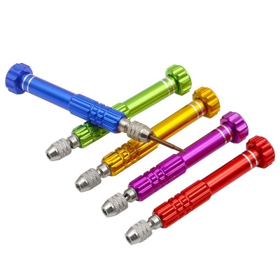 Picture of 5-in-1 Multifunctional Small Screwdriver, PTSLKHN Eyeglass Screwdriver, S2 Steel Magnetic Screwdriver Kit for Eyeglass, Sunglasses, Electronics, Cellphone, Jewelry and More
