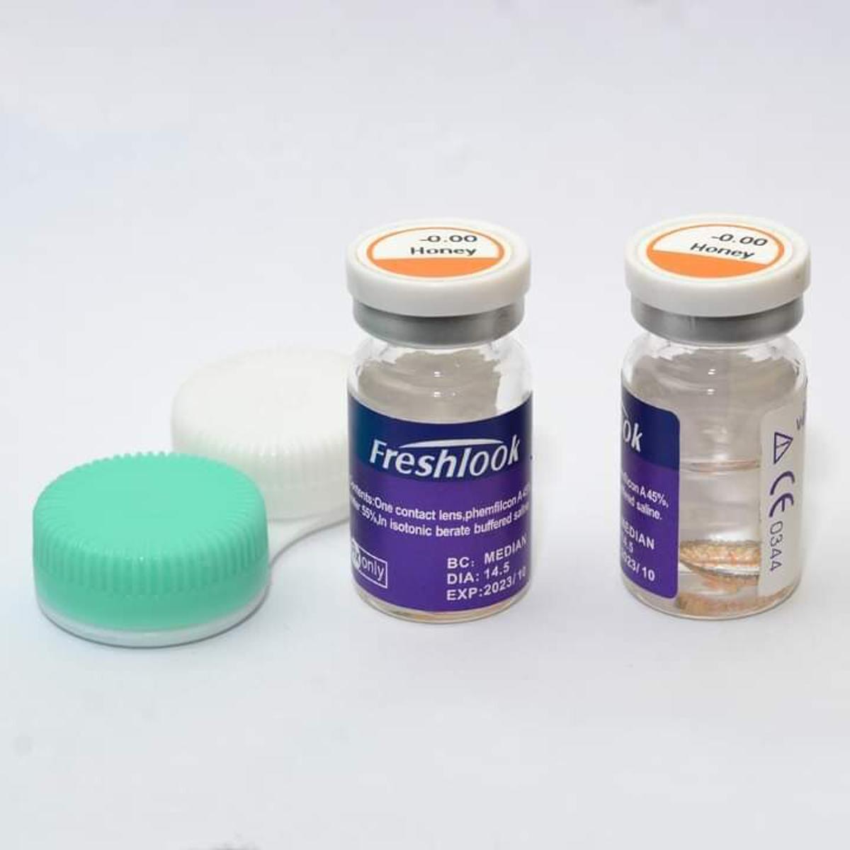 Picture of New Freshlook (Power SPH -1.00 ~ -6.00 FP) Color Contact Lens with kit box.1 pair Freshlook Colorblends Color contact lens For Eyemakeup/eyefashion. Frehlook Colorblensds Series #freshlookPower