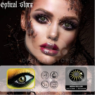 Picture of New Halloween Exclusive Cosplay HD34 Diablo Radiance Color Contact Lens With Regular Kit Box For Men & Women. 1pair Diablo Radiance Halloween Contact lens for Halloween Party,Cosplay & Costumes.Halloween Contact Lens. #diablo.radiance