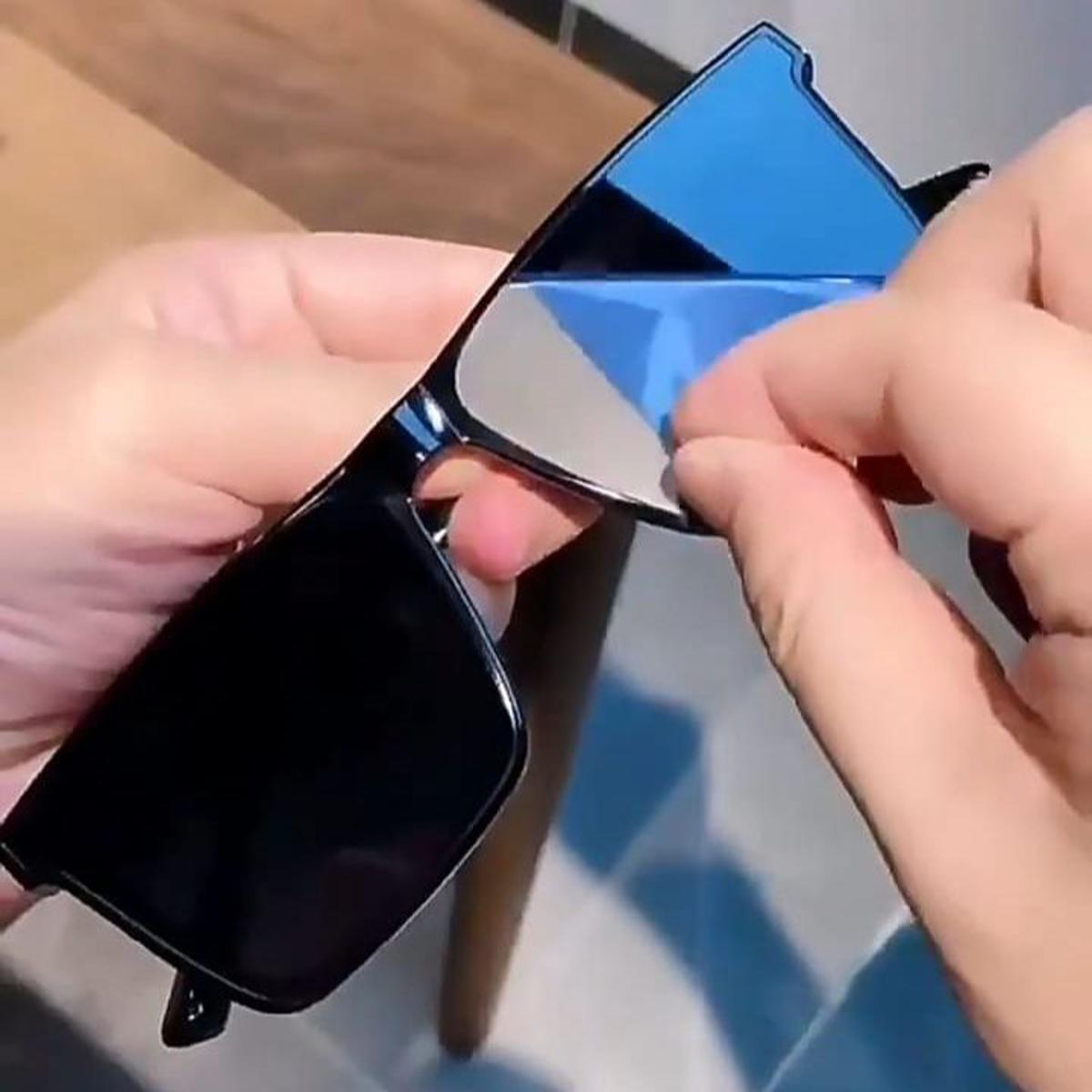 Picture of Double Poly Sunglass New Trendy Look Very Stylish Black Sunglass for Men DX11