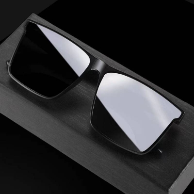Picture of Double Poly Sunglass New Trendy Look Very Stylish Black Sunglass for Men DX11