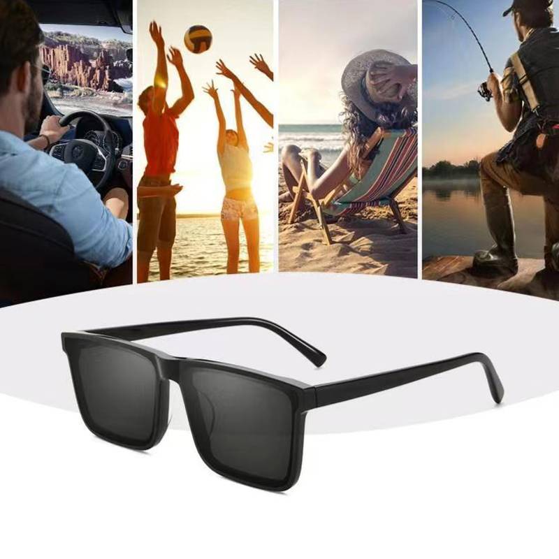 Picture of Double Poly Sunglass New Trendy Look Very Stylish Black Sunglass for Men DX11