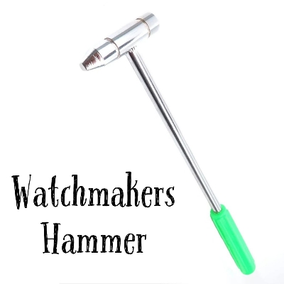 Picture of DIY Crafts Watch Makers & Jeweler's Hammer Head Metal Smithing Sides Handle Ergonomic Grip Home Improvement
