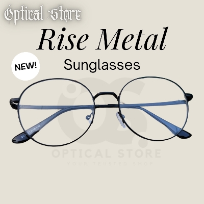 Picture of New Metal Frame wear Eyeglasses Fashionable Black Classic Design Eye Reading glasses. Eyewear glass Full Metal Body Optical Frame Royal Fashionable #rise.metal
