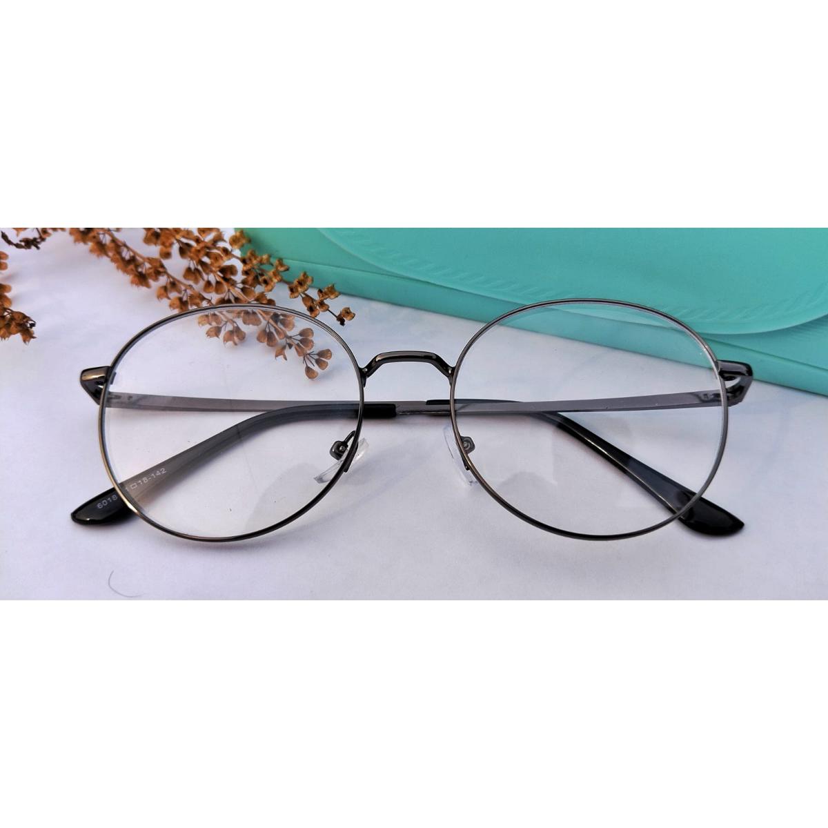 Picture of Eyewear Eyeglasses Fashionable Black Classic Design Eye Glass Reading glasses, Eyewear Reading glass Full Metal Body Optical Frame Royal Fashionable 6018GN
