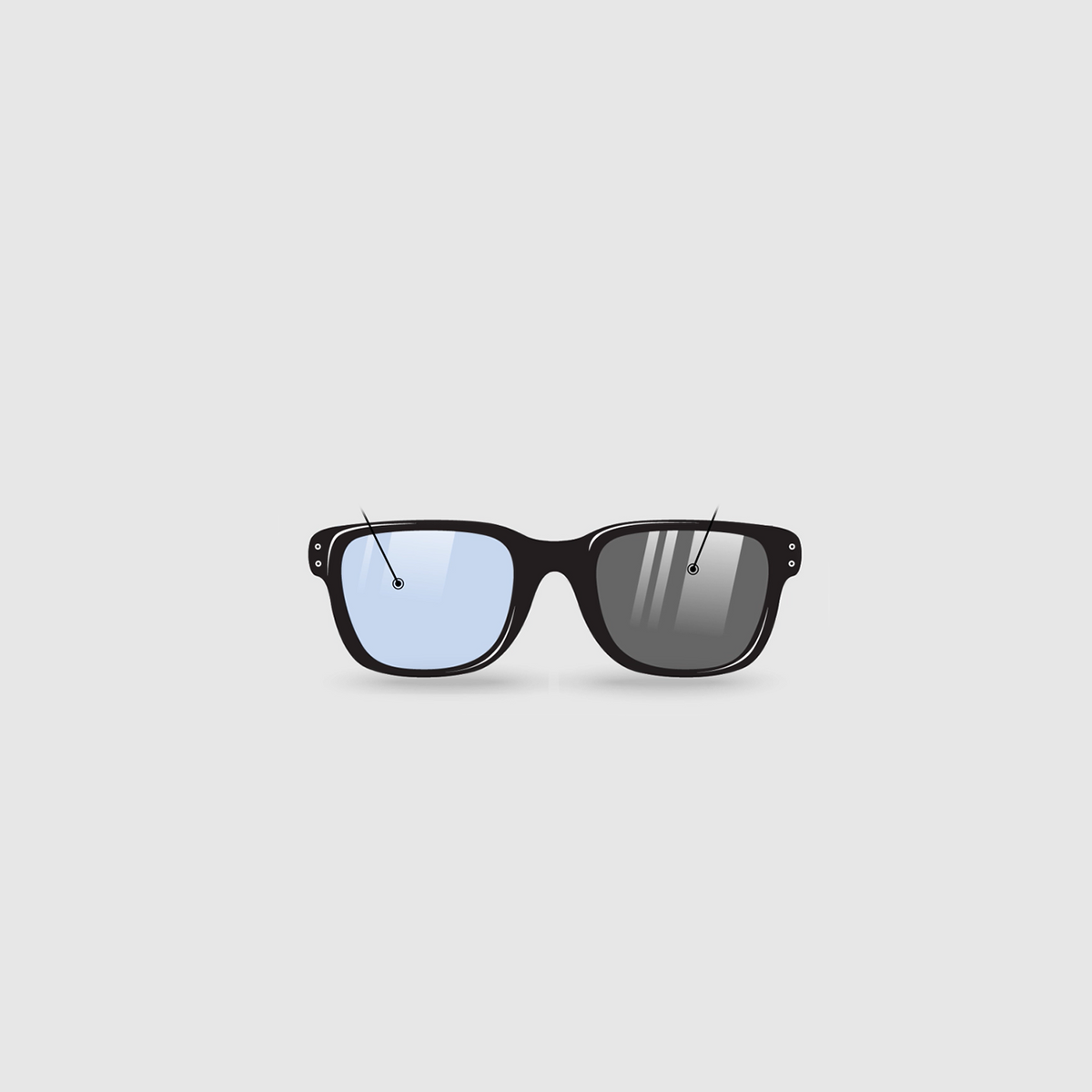 Picture of 2 IN 1 UV 420 ANTI PHOTOSUN BLUE CUT Lens Glass  All in one Photochromic Anti Blue Light Computer Glasses Men Women Blue Light Blocking Eyewear Radiation Protection Gaming Eyeglass Frame