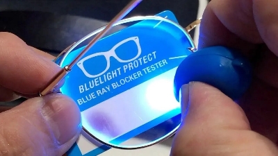 Picture of Double bridge UV 420 ANTI BLUE CUT Lens Glass Anti checking Eyewear Radiation Protectios BTS Frame Blue Light Computer Glasses Men Women Blue Light Blon Gaming Eyeglas