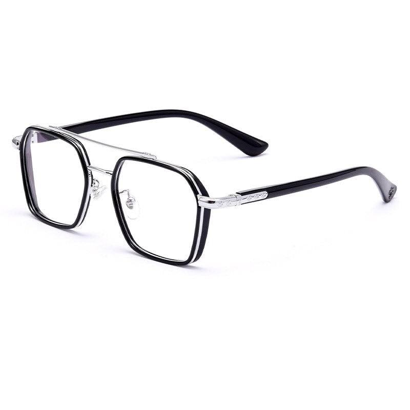 Picture of Double bridge UV400 Bluecut Anti-reflective Blue lighting and radiation proof Squire shape sun glass for man