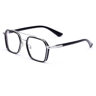Picture of Double bridge UV400 Bluecut Anti-reflective Blue lighting and radiation proof Squire shape sun glass for man