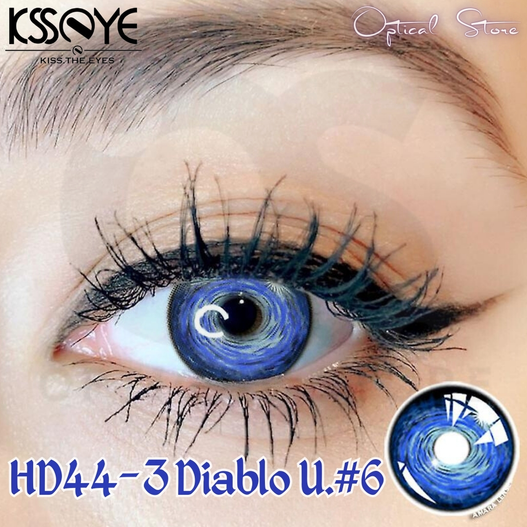 Picture of alloween Exclusive Cosplay Diablo Universe #6 Eye Color Contact Lens with regular Kit box For Men & women. 1pair Diablo Universe #6 Halloween Contact Lens for halloween party,cosplay,anime and costumes. Hallwoeen Contact Lens. #Diablo.U#6