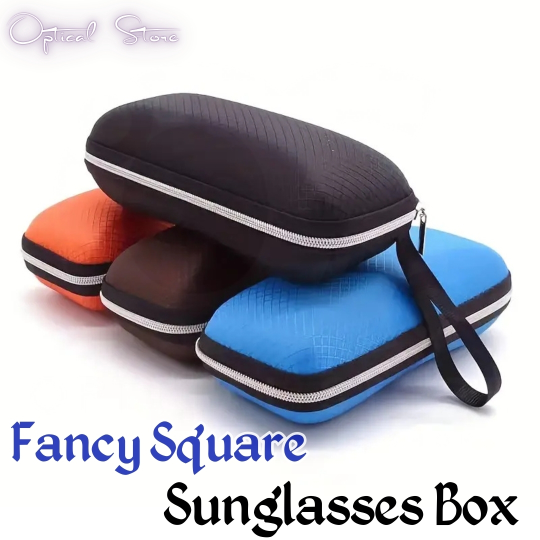 Picture of Splendid Indispensable -Fancy Square Style Fashion Rectangle Light Sunglasses Zipper Optics Glasses Case Specsavers- Innovative #fancy.square