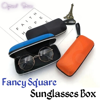 Picture of Splendid Indispensable -Fancy Square Style Fashion Rectangle Light Sunglasses Zipper Optics Glasses Case Specsavers- Innovative #fancy.square