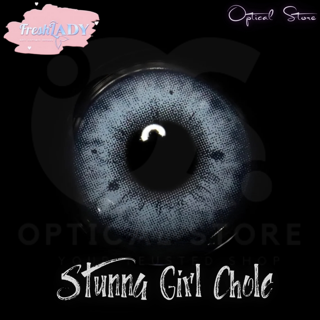 Picture of New Freshlady Stunna Girl Chole Natural Color Contact Lenses with regular Kit Box For Men & Women. 1pair Freshlady Stunna Girl Chole Color Contact Lens. Freshlady Stunna Girl Series. #stunna.girl.chole