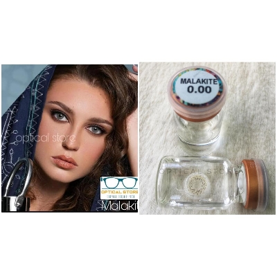 Picture of KSSEYE malakite Contact Lenses, Natural Color Lens Eyes Yearly Color Contact Lenses For Eyes big beauty Contact Lenses Eye Cosmetic Color eyes Unisex Lareen Cosmetic Contact Lenses