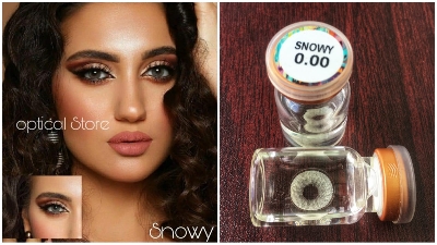 Picture of KSSEYE snowy Contact Lenses, Natural Color Lens Eyes Yearly Color Contact Lenses For Eyes big beauty Contact Lenses Eye Cosmetic Color eyes Unisex Lareen Cosmetic Contact Lenses