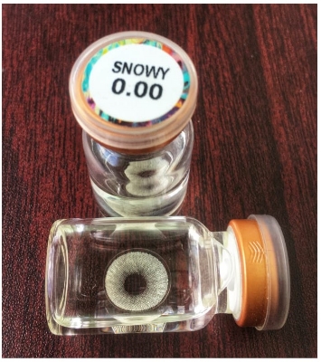Picture of KSSEYE snowy Contact Lenses, Natural Color Lens Eyes Yearly Color Contact Lenses For Eyes big beauty Contact Lenses Eye Cosmetic Color eyes Unisex Lareen Cosmetic Contact Lenses