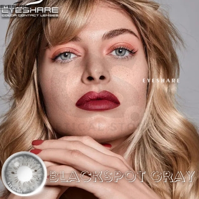 Picture of KSSEYE BlackSpot/HC2 Gray Color Contact Lens for men & women. Eye Beauty Makeup Contact Lenses. Ksseye Blackspot Series. #hc2.Gray