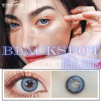 Picture of KSSEYE BlackSpot/HC2 Blue Color Contact Lens for men & women. Eye Beauty Makeup Contact Lenses. Ksseye Blackspot Series. #Hc2.Blue