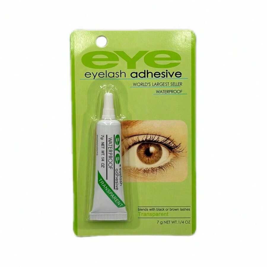 Picture of 1 Pair Eyelash Glue White/Black Waterproof False Eyelashes Makeup Adhesive Eye Lash Glue Cosmetic Tool Eyelash Glue
