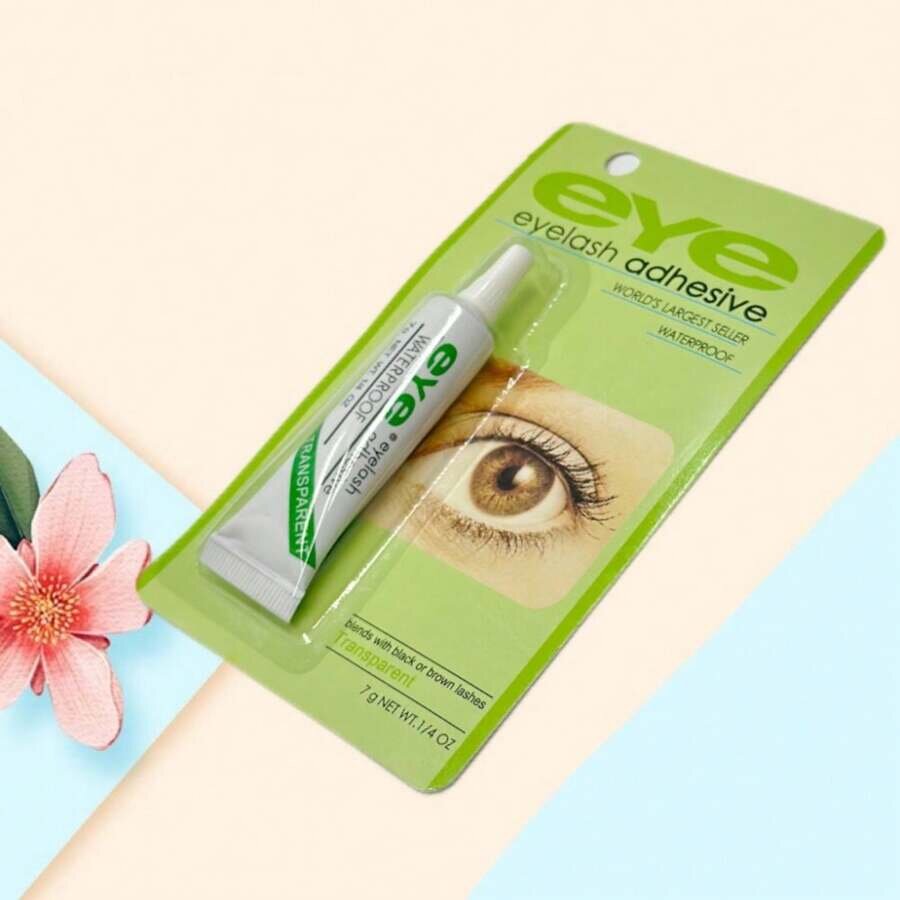 Picture of 1 Pair Eyelash Glue White/Black Waterproof False Eyelashes Makeup Adhesive Eye Lash Glue Cosmetic Tool Eyelash Glue