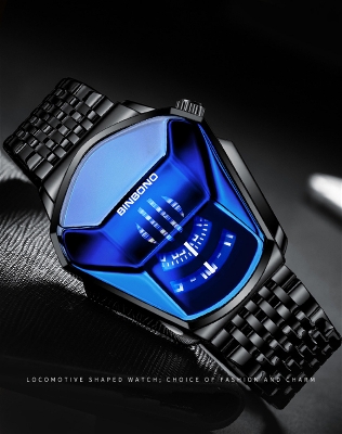 Picture of Top brand luxury business class high quality new collection binbond men watch-black