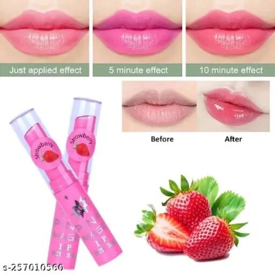 Picture of Pink Magic Strawberry Lip Balm Color Transforming Lip Balm 5 ps