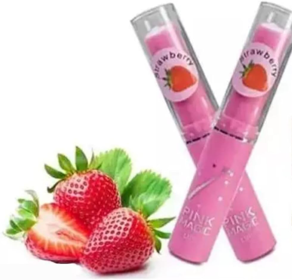 Picture of Pink Magic Strawberry Lip Balm Color Transforming Lip Balm 5 ps