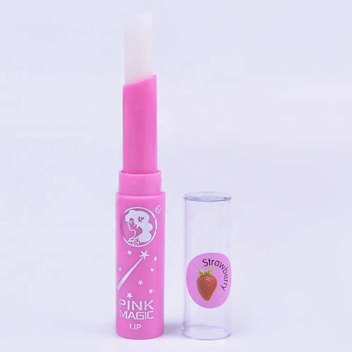 Picture of Pink Magic Strawberry Lip Balm Color Transforming Lip Balm 5 ps