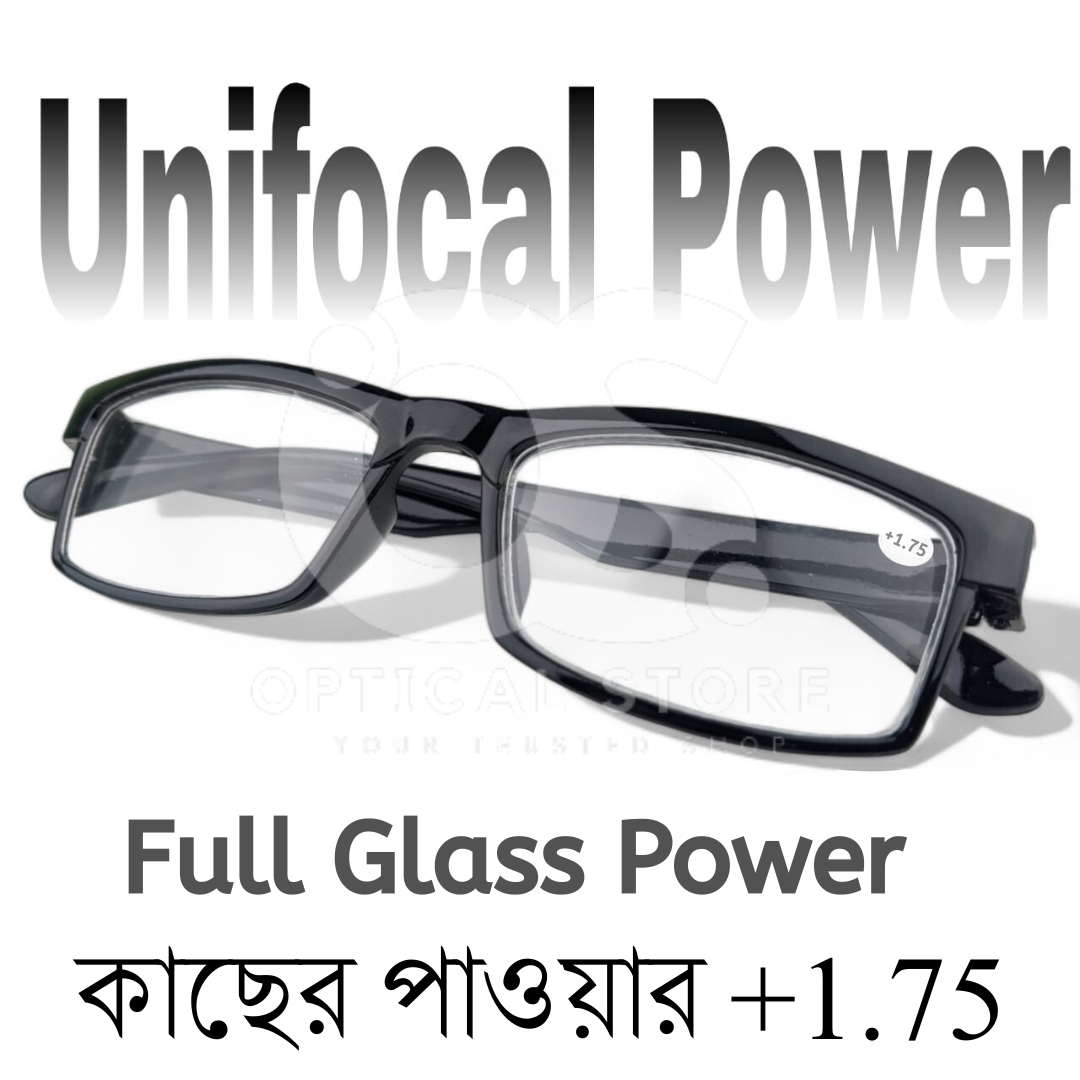 Picture of New Reading Glasses Unifocal +1.75 Reading (Full Glass Power) For Men & Women/Unisex.1pcs +1.75 Unifocal Reading Glasses For For Focus Reading Glasses, Book reading, Mobile Screens, Computer Screens. +1.75 Unifocal Lens. #1.75