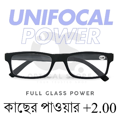 Picture of New Reading Glasses Unifocal +2.00 Reading (Full Glass Power) For Men & Women/Unisex.1pcs +2.00 Unifocal Reading Glasses For For Focus Reading Glasses, Book reading, Mobile Screens, Computer Screens. +2.00 Unifocal Lens. #2.00