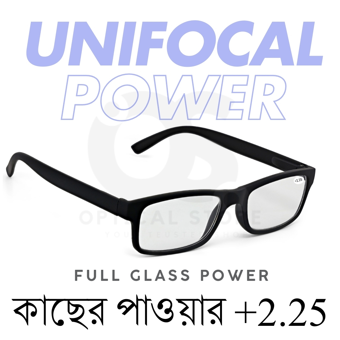 Picture of New Reading Glasses Unifocal +2.25 Reading (Full Glass Power) For Men & Women/Unisex.1pcs +2.25 Unifocal Reading Glasses For For Focus Reading Glasses, Book reading, Mobile Screens, Computer Screens. +2.25 Unifocal Lens. #2.25