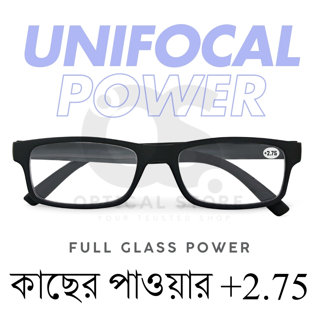 Picture of New Reading Glasses Unifocal +2.75 Reading (Full Glass Power) For Men & Women/Unisex.1pcs +2.75 Unifocal Reading Glasses For For Focus Reading Glasses, Book reading, Mobile Screens, Computer Screens. +2.75 Unifocal Lens. #2.75