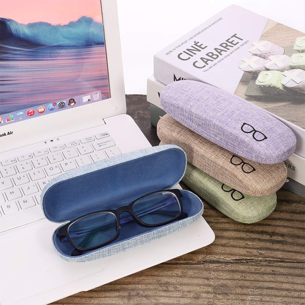 Picture of New Vimiss and Butterfly Design Printed Matt Hard Shell Glasses Case, Portable Protective Glasses Cover Eyeglasses Holder Box with Cleaning Cloth for Men Women #vimiss