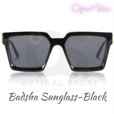 Picture of New BADSHAH Square Black  Sunglasses Trendy Look Very Stylish Sunglasses for men & women. 1pcs new trendy look very stylish Badsha square sunglass. Badsha Stylish Sunglass. #badsha.black