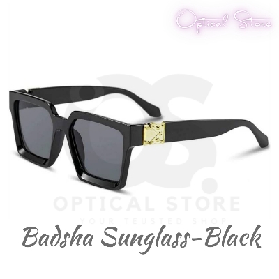 Picture of New BADSHAH Square Black & White Color  Sunglasses Trendy Look Very Stylish Sunglasses for men & women. 1pcs new trendy look very stylish Badsha square sunglass. Badsha Stylish Sunglass. #badsha.bw