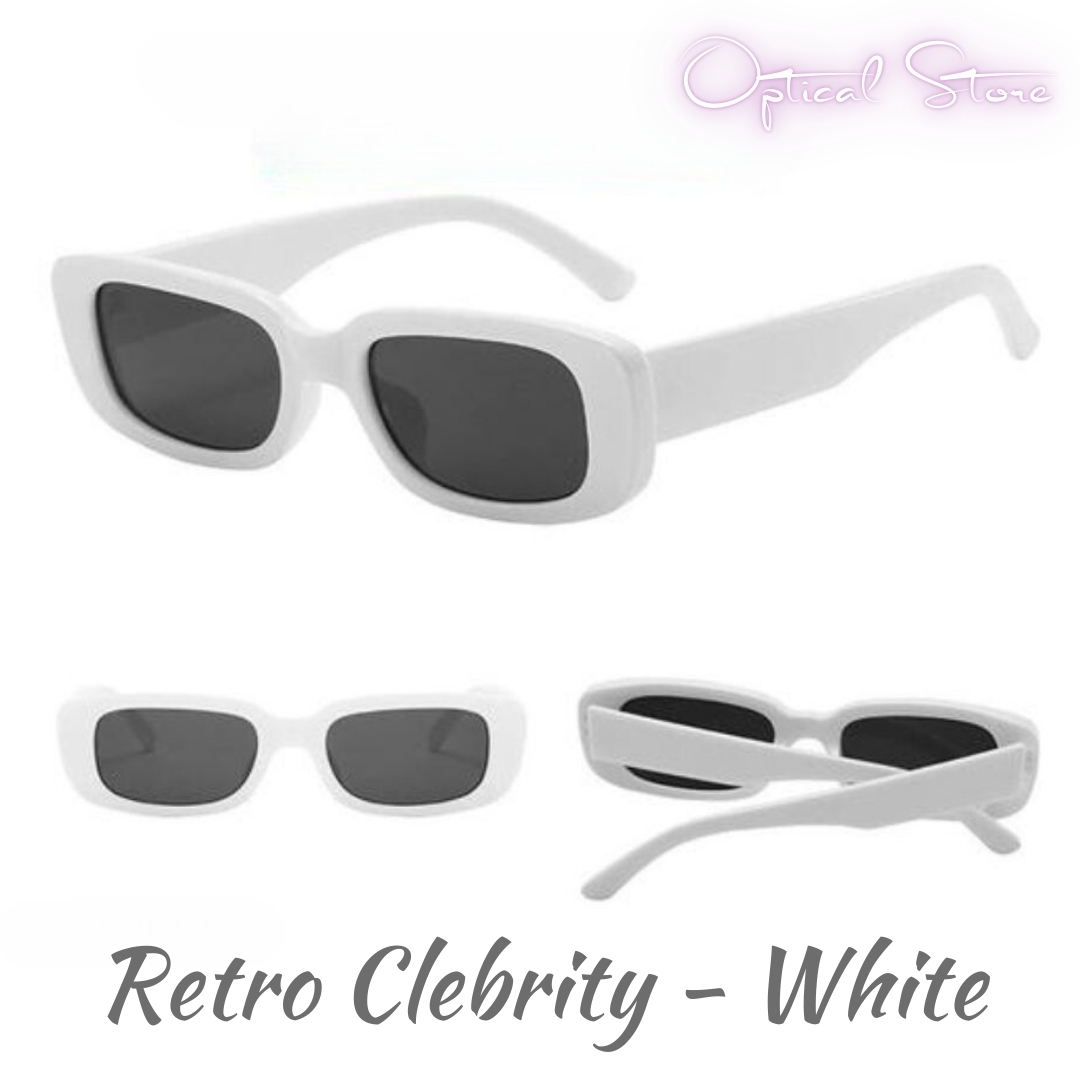 Picture of Retro Rectangle Square Frame Sunglasses for Summer Outdoor Sun Protection. Retro Rectangle Square Frame Vintage Sunglasses For Men & Women. Retrio Clebrity Sunglasses. #tt2