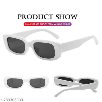 Picture of Retro Rectangle Square Frame Sunglasses for Summer Outdoor Sun Protection. Retro Rectangle Square Frame Vintage Sunglasses For Men & Women. Retrio Clebrity Sunglasses. #tt2
