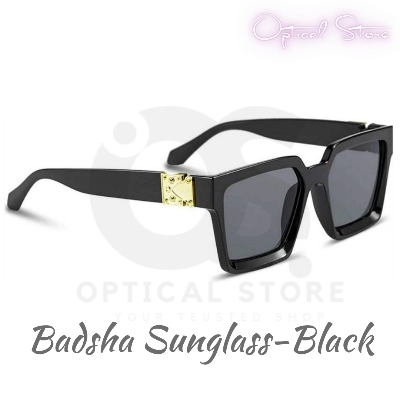 Picture of New BADSHAH Square White & Black Sunglasses Trendy Look Very Stylish Sunglasses for men & women. 1pcs new trendy look very stylish Badsha square sunglass. Badsha Stylish Sunglass. #badsha.bw