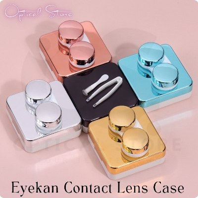 Picture of New Eyekan Contact Lens Travel Kit Box For All Kind Of Contact Lens. 1pcs Eyekan Travel Kit Box With Mirror,Twizzer,applicator and solution bottle. Eyekan Travel  Kit Box. #eykan.kitbox